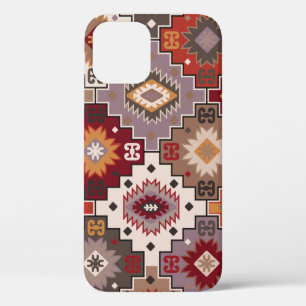 Persian carpet original design, tribal texture. Ea iPhone 12 Case