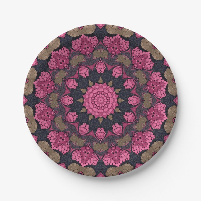 Persian carpet paper plates (Front)
