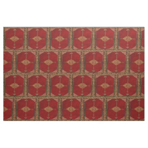 Persian carpet pattern fabric