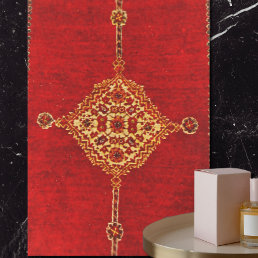 Persian carpet pattern tissue paper