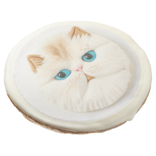 Persian Cat 3D Inspired Sugar Cookie