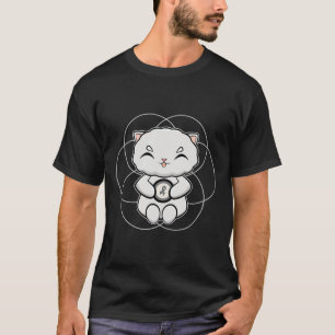Persian Cat Anime Kitten Dyslexia Awareness T-Shirt