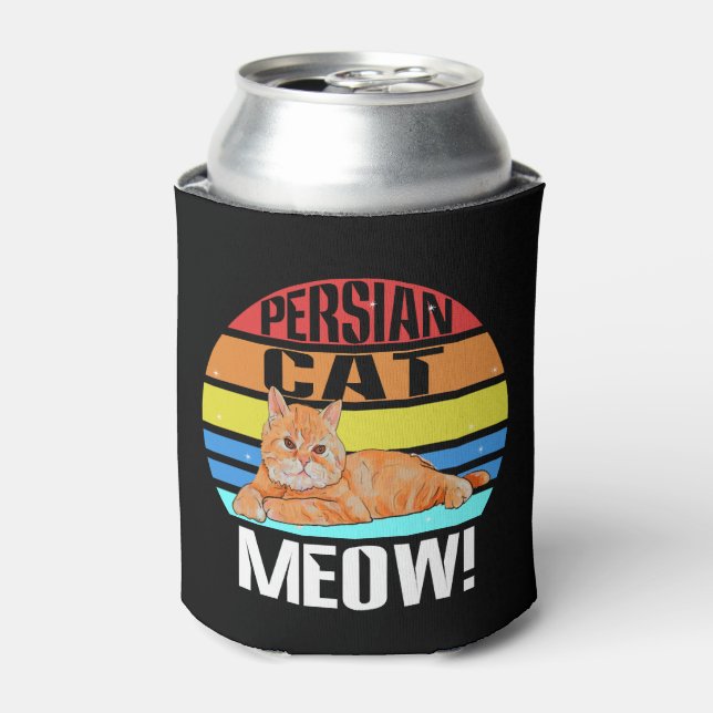 Persian Cat   Can Cooler (Can Front)