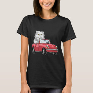 Persian cat Car T-Shirt