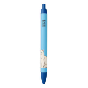Persian cat cartoon illustration pen