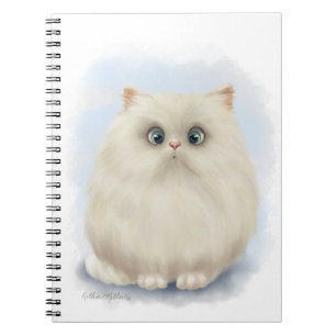 Persian Cat Cartoon Notebook