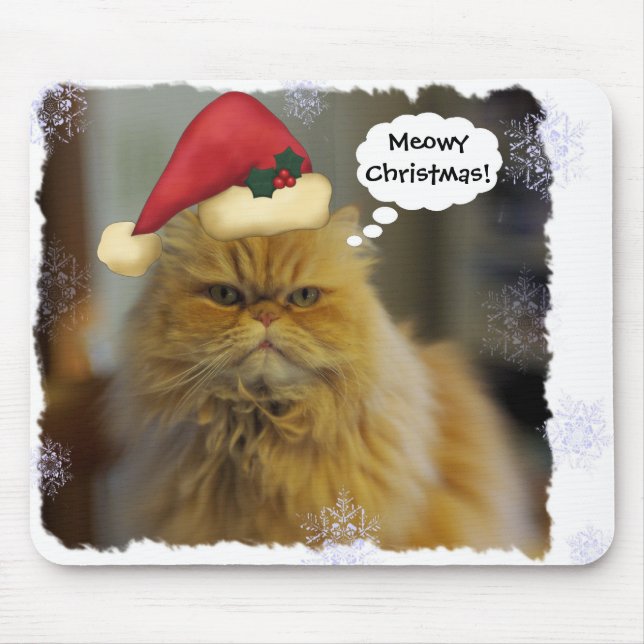 Persian Cat Custom Mousepad (Front)