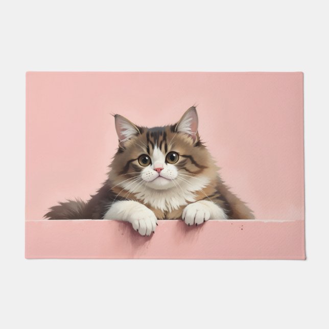 Persian Cat Doormat Art (Front)