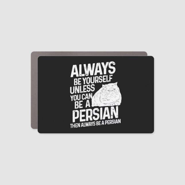 Persian Cat gift Car Magnet (Front)