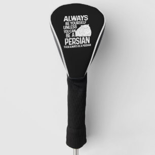 Persian Cat gift Golf Head Cover