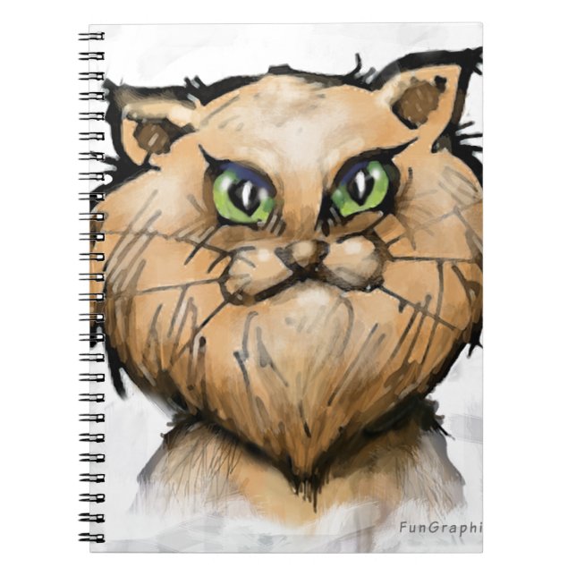 Persian Cat Notebook (Front)