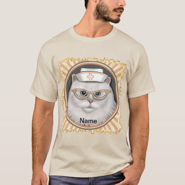Persian cat nurse  T-Shirt (Front)