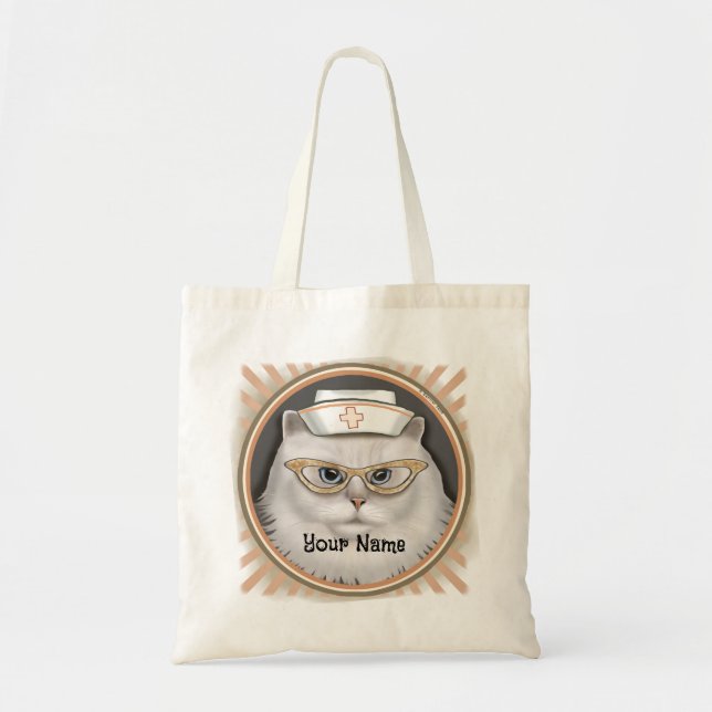 Persian Cat Nurse  Tote Bag (Front)