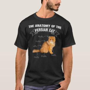 Persian cat Persian cats anatomy T-Shirt