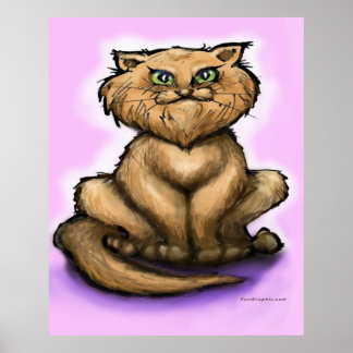 Persian Cat Poster