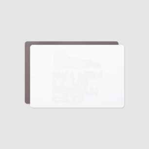 Persian cat - real men love persian cats car magnet
