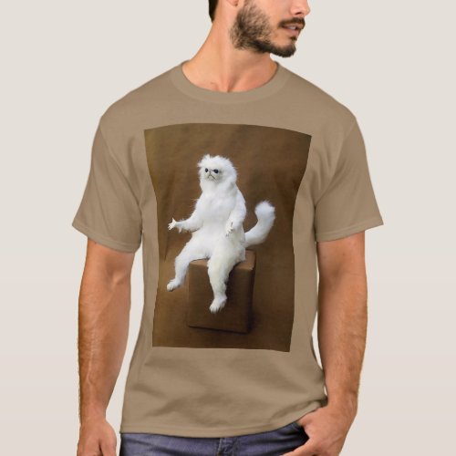 Persian Cat Room Guardian  T_Shirt