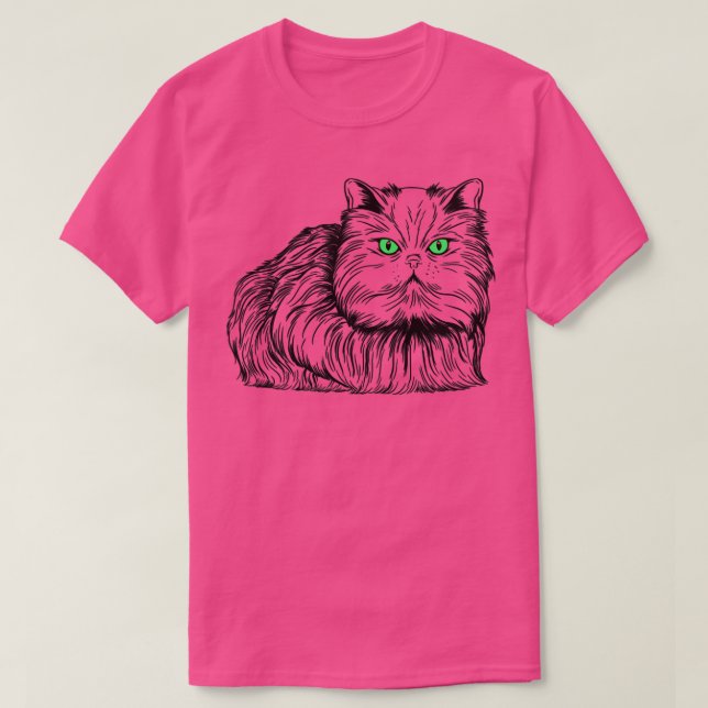 Persian Cat T-Shirt (Design Front)