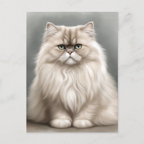 Persian Cats Beauty Portrait Postcard