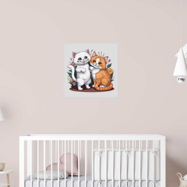 Persian Cats Poster (Nursery 2)