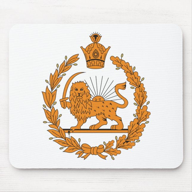 Persian Coat of Arms Mousepad (Front)