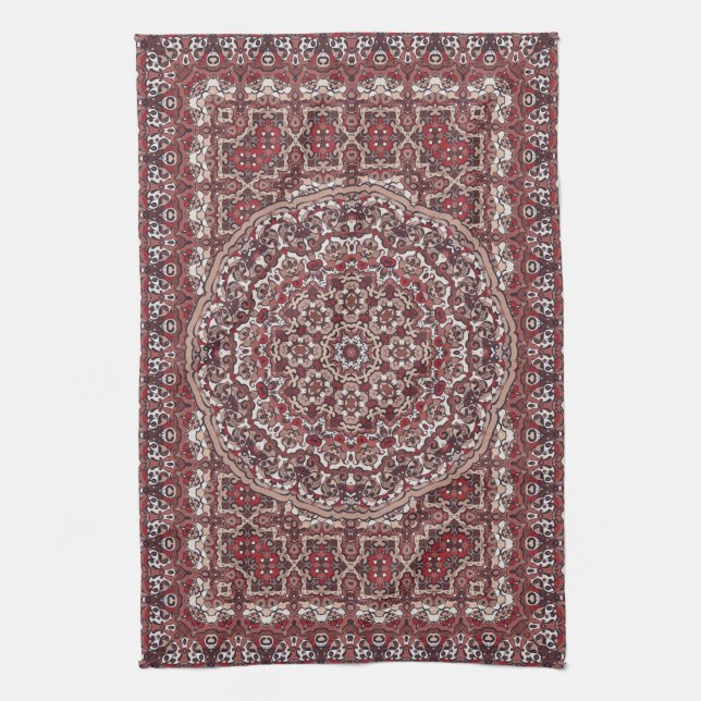 Persian colored carpet kitchen towel (Vertical)