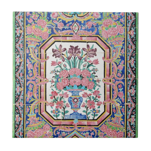Persian design ceramic tile (Front)