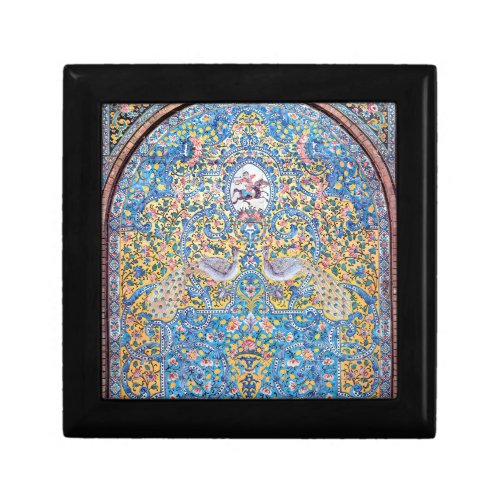 Persian elaborate tiled mural           gift box