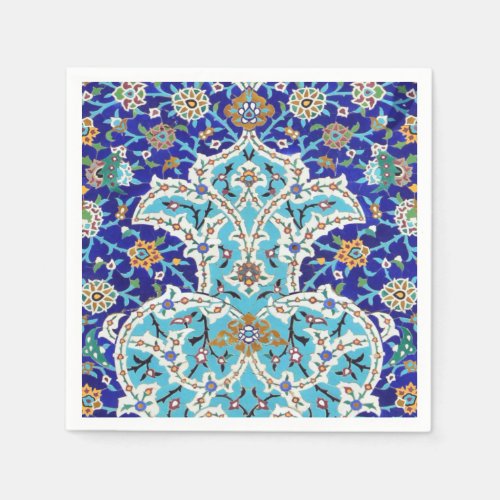 Persian elaborate tiled mural   napkins