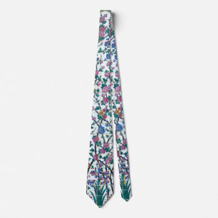 Persian elaborate tiled mural neck tie