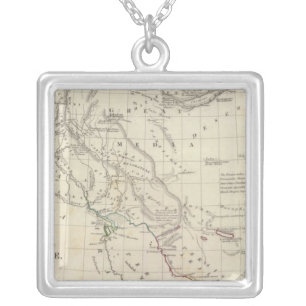 Persian Empire, eastern Silver Plated Necklace