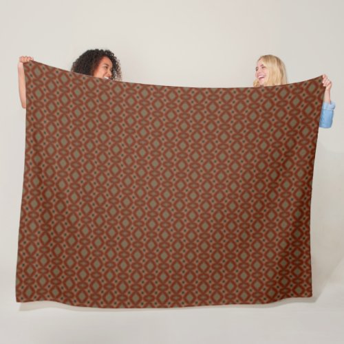 Persian Fire Element Plush Pattern Fleece Blanket