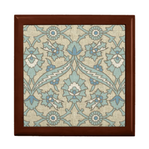 Persian Floral Wooden Jewelry Keepsake Box