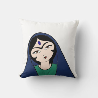 Persian girl - Persian (iran) design Throw Pillow