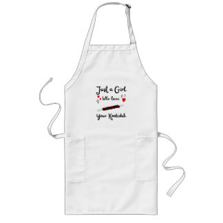 Persian girls love koobideh - Persian (iran) desig Long Apron
