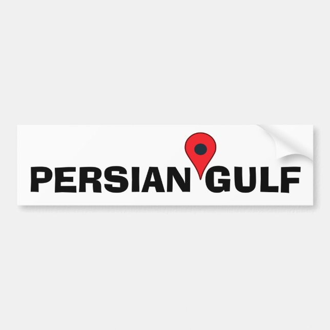 Persian Gulf Bumper Sticker (Front)
