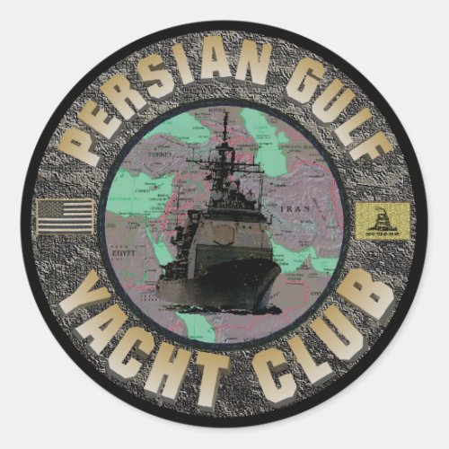 Persian Gulf Yacht Club Stickers
