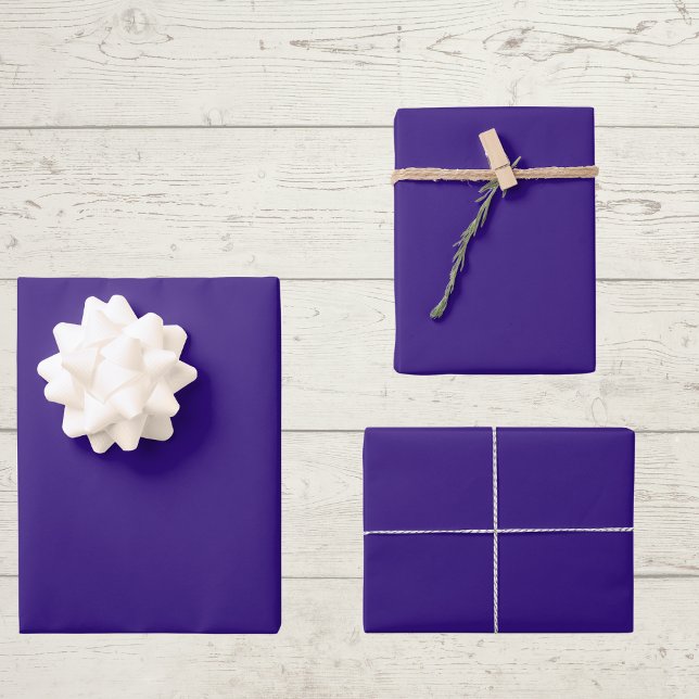 Persian Indigo Solid Color Wrapping Paper Sheets (Creator Uploaded)