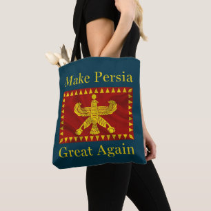 Persian Iranian Pride Iran Make Persia Great Again Tote Bag
