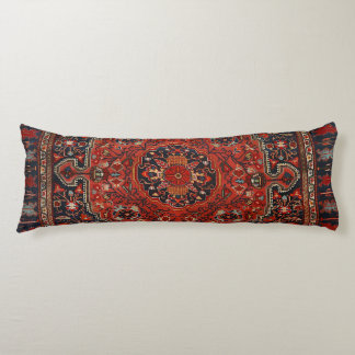 Persian Joshan Red Rusty Blue  Body Pillow