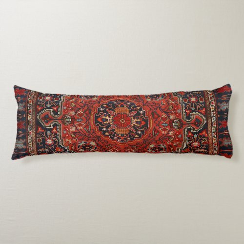 Persian Joshan Red Rusty Blue  Body Pillow