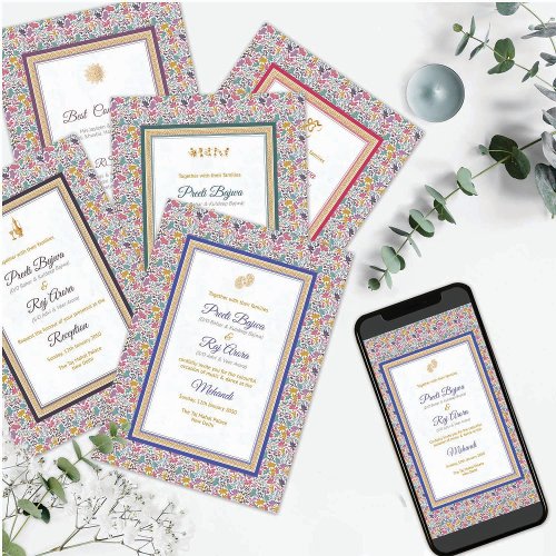 Persian Kalan Royal Classic Luxury Stylist Wedding Invitation