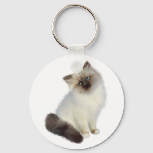 Persian Kitten Keychain