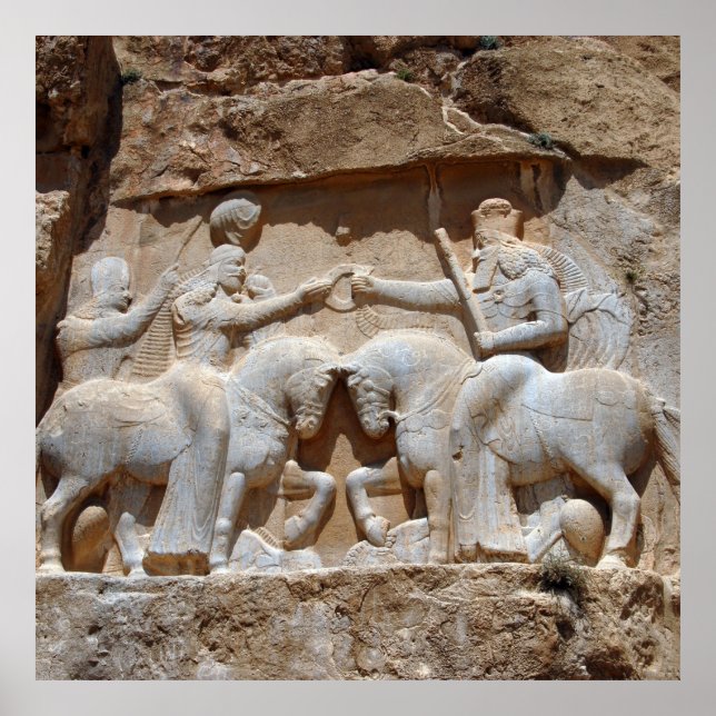 Persian Knights, King Ardashir Monument, Iran Poster (Front)