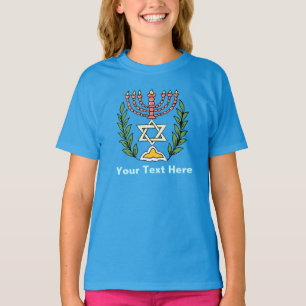 Persian Magen David Menorah T-Shirt