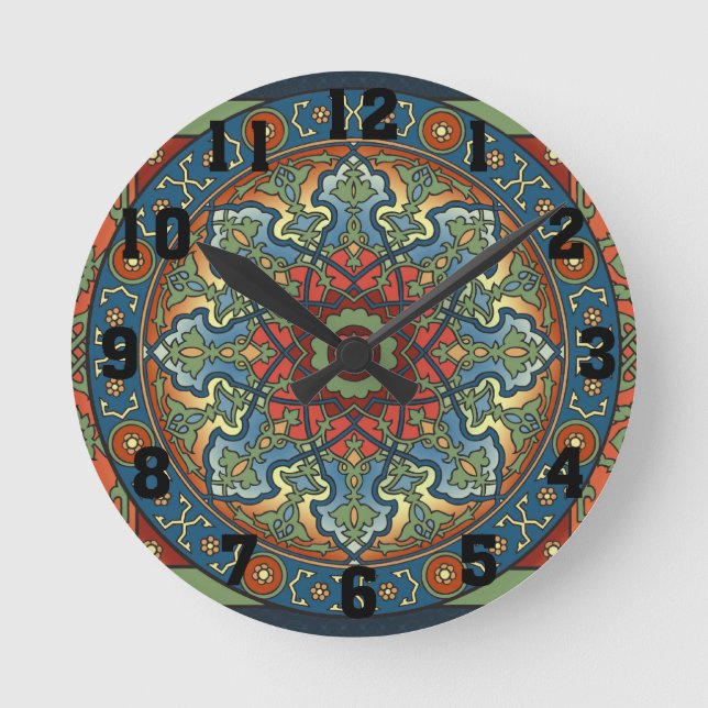 Persian Mandala Clock (Front)