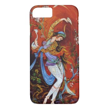 Persian Miniature Dancing Nymph Iphone 8/7 Case by mystic_persia at Zazzle