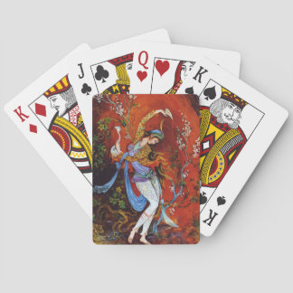 Persian Miniature Dancing Nymph Poker Cards