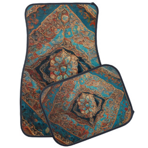 Persian Modern Beautiful Old Pattern Collection Car Floor Mat