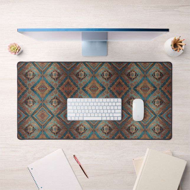 Persian Modern Beautiful Old Pattern Collection Desk Mat (Office 1)
